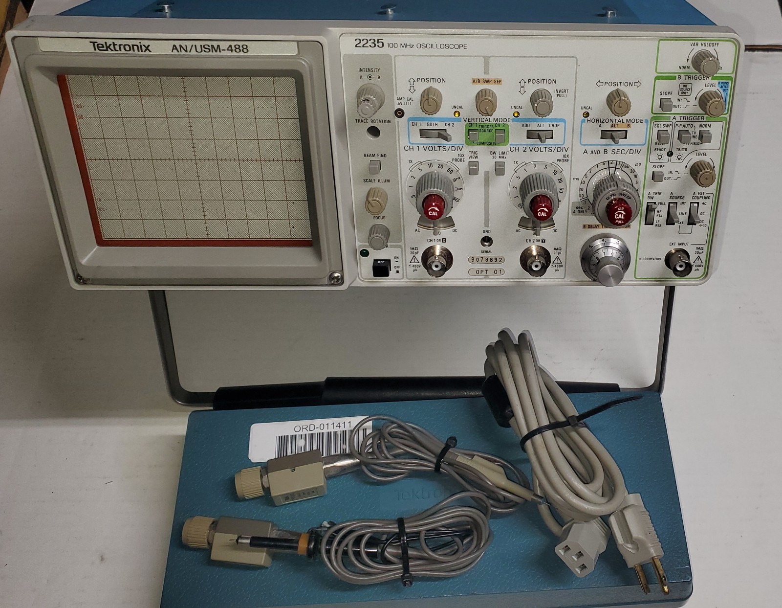 Tektronix AN/USM-488 2336 Analog Oscilloscope
