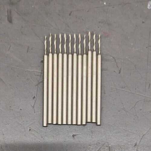 12 Firth Brown .61mm Micro Drills 1.5mm Shank HSS NEW UK – 0.61mm 0.61 mm