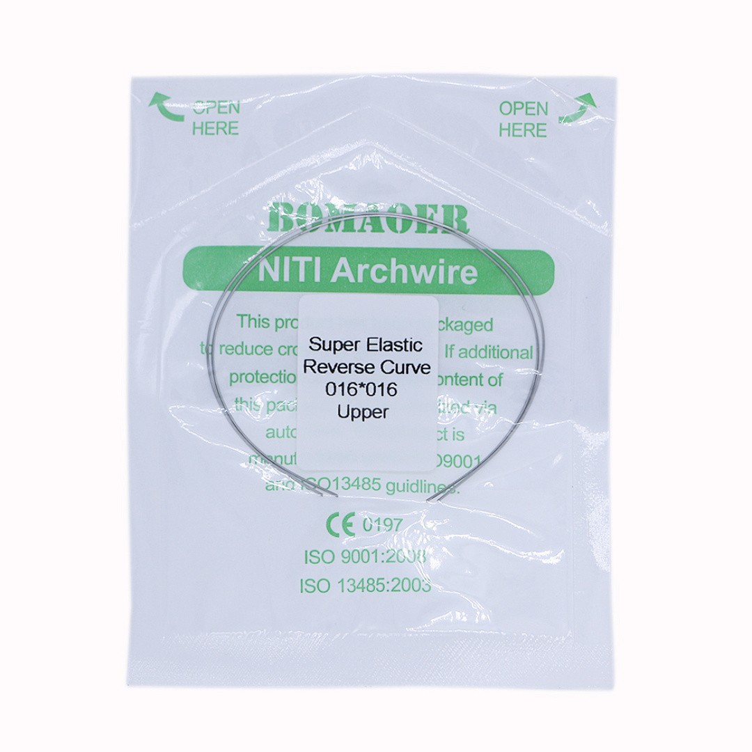 1×Dental Orthodontic Niti Rectangular Arch Wires Reverse Curve 16×16 Upper