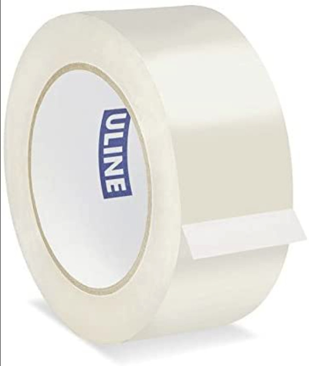 Qty 4 – Uline S-423 Industrial Packing Tape 2″ x 110 yds (330 feet) 2 Mil, Clear