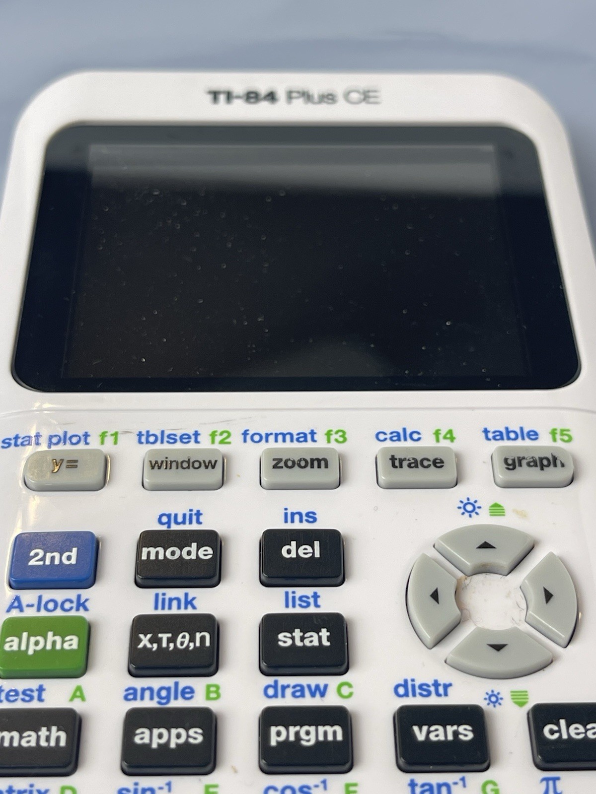 Texas Instruments TI 84 Plus CE Graphing Calculator With Charging Cable Working