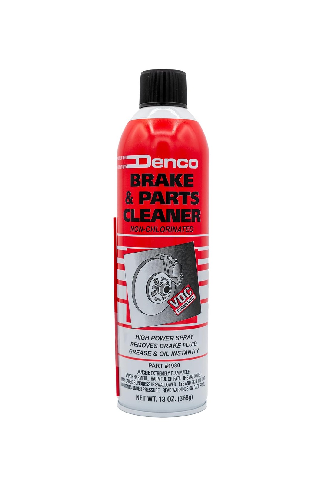 Denco #1930 Non-Chlorinated Brake & Parts Cleaner Spray, Fast-Drying Degrease…