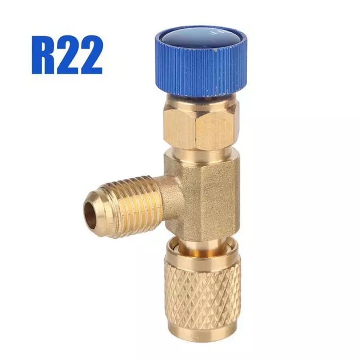 2PCS R410 R22 Refrigerant Service Charging Shut off Adapter Control Valve HVAC