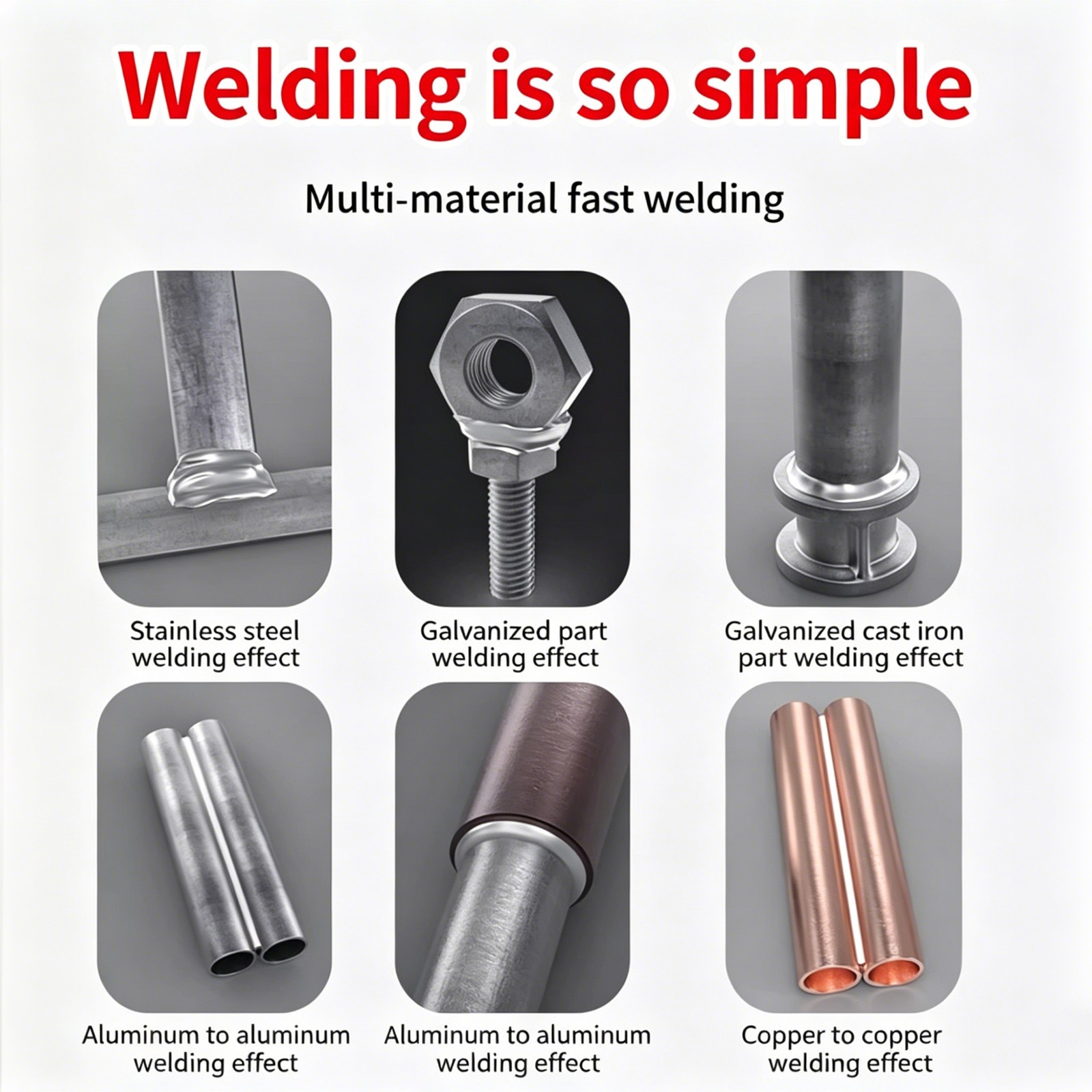 Low Temperature Welding Rods Aluminum Magic Flux Cored Brazing Wire 10pcs