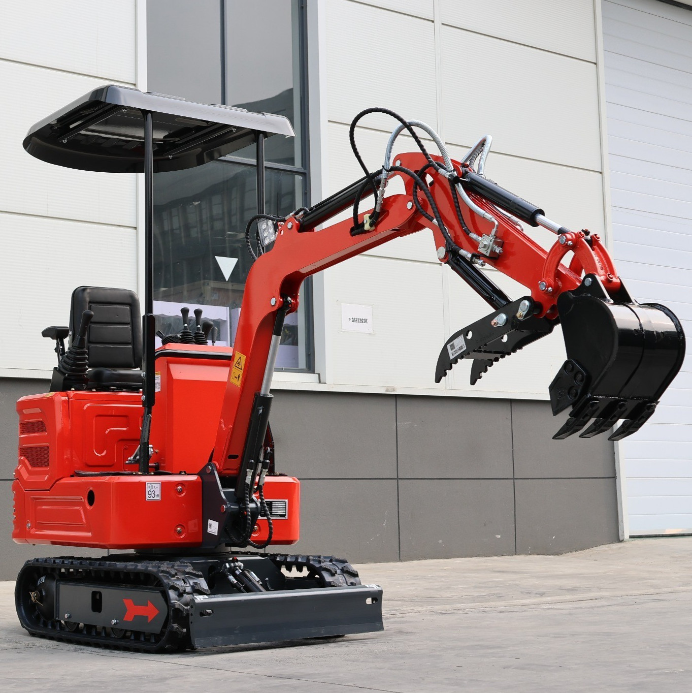FREE SHIP 1.4Ton Diesel Mini Excavator Kubota Crawler Hydraulic Thumb Digger USA