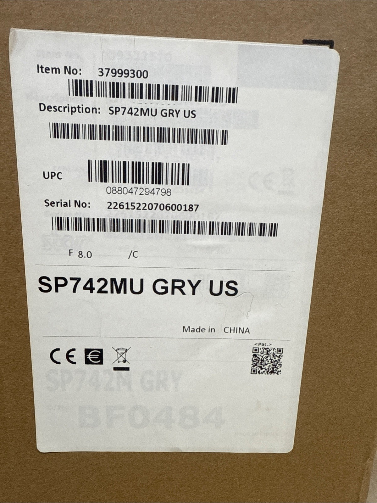 Star Micronics 37999300 SP700 Series Impact Dot Matrix Receipt Printer – Gray –