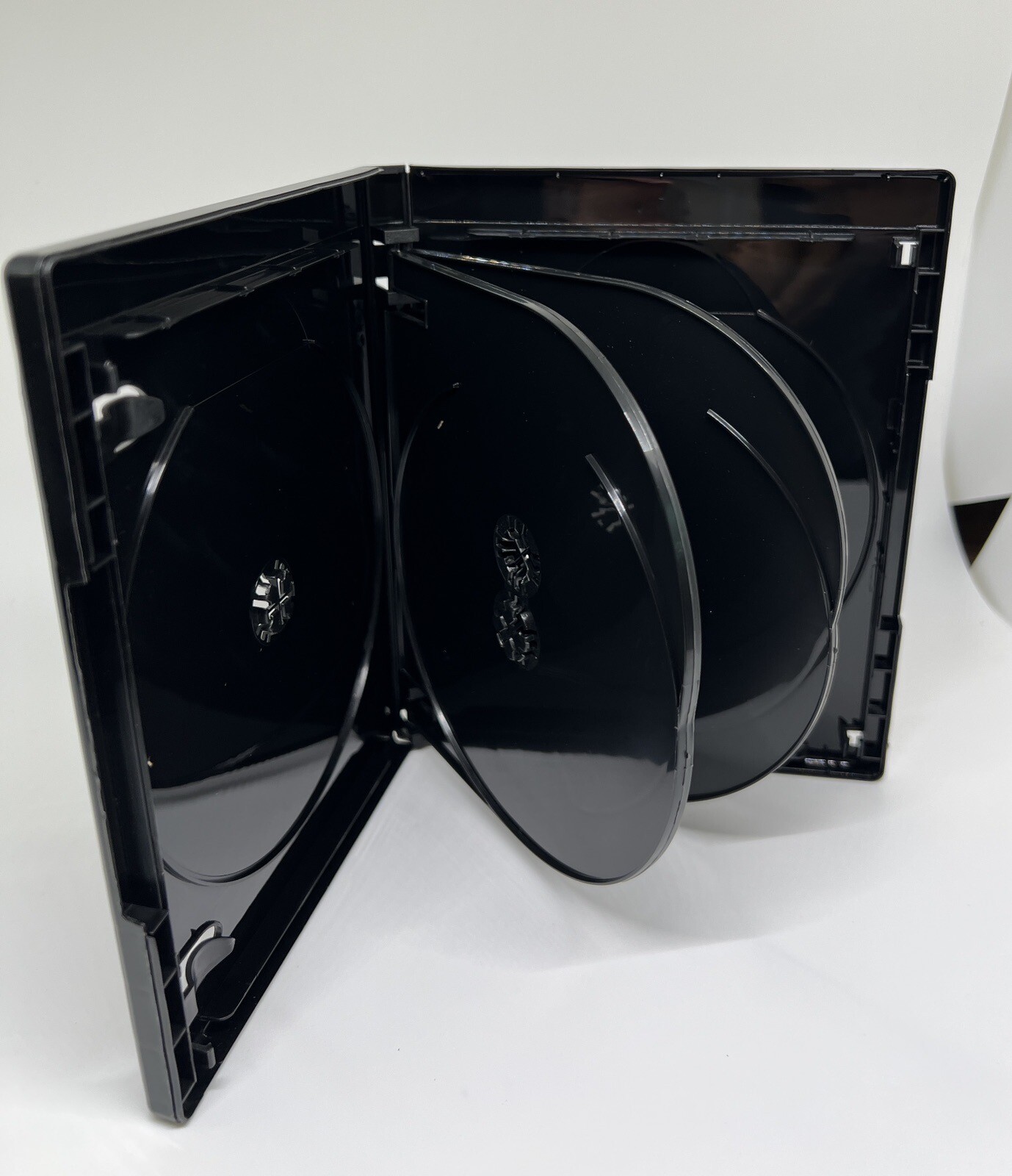 2 PCS NEW 15mm 4K ULTRA HD BLACK 6-DISC CASE, BOOKLET CLIPS, PS6-15MM UHD