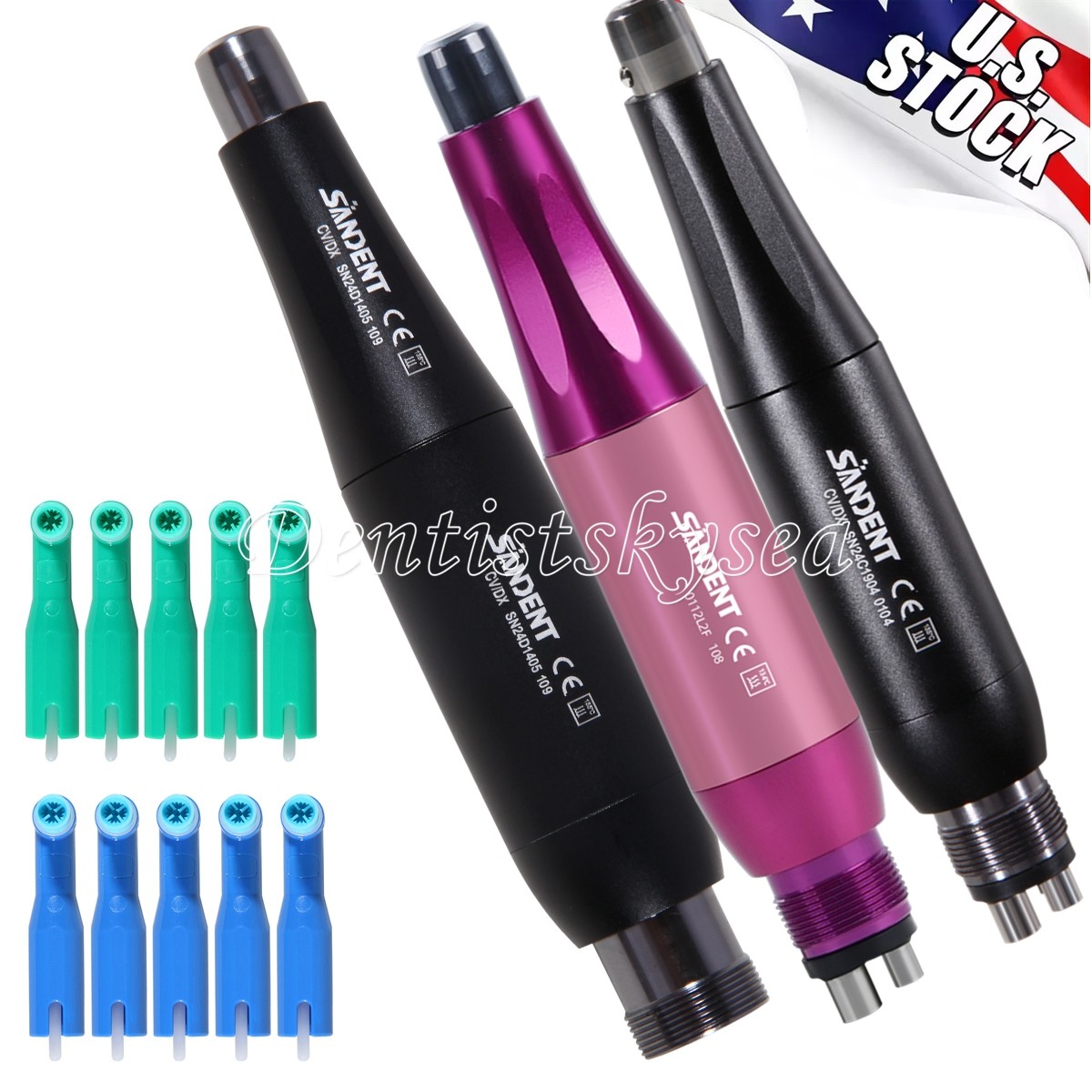 Dental Hygiene Prophy Handpiece Motor 4:1 Disposable Hygiene Prophy Angles Cups