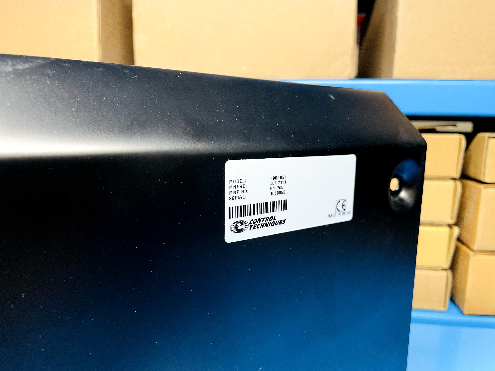 Control Techniques 190FB21 Servo Motor / Unimotor FM 190 Frame Motor Fan Box NEW