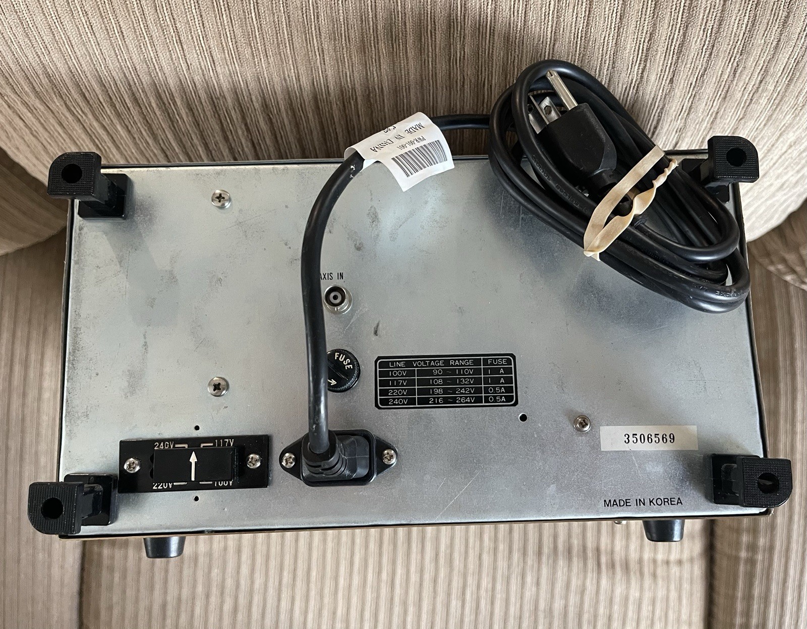 Vintage RAMSEY 3500 Oscilloscope *Powers On ?? Made in Korea