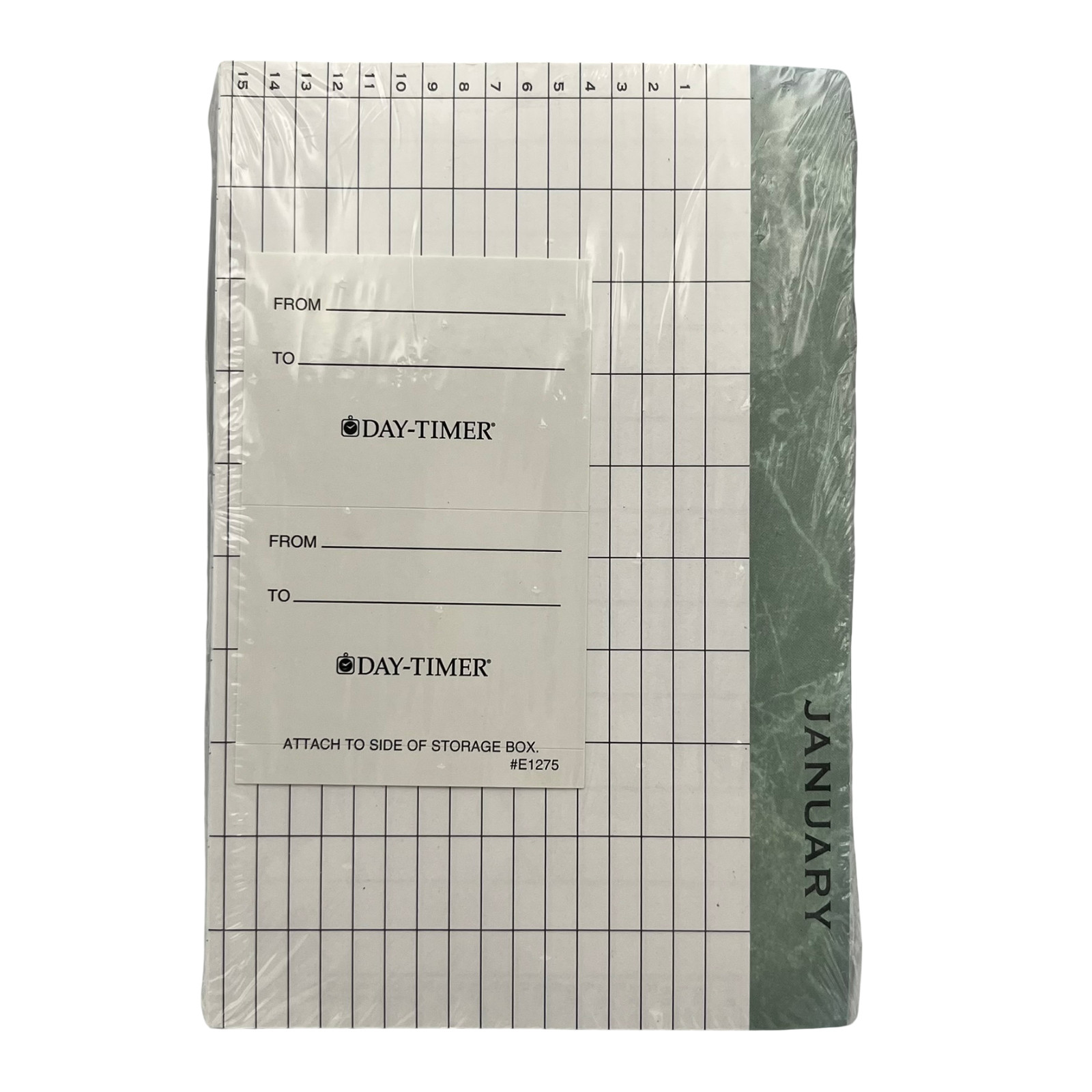 Day-Timer Planner Storage Box Calendar Pages #E1275 New Sealed