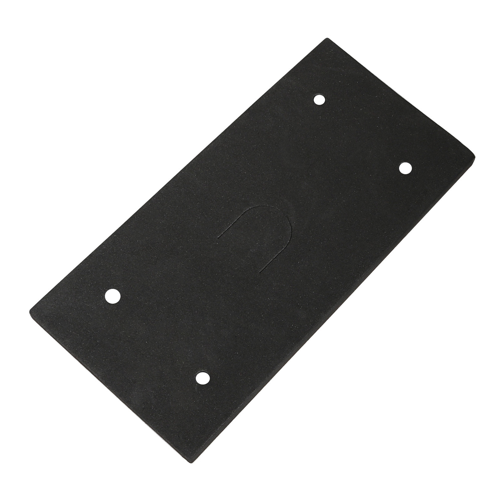 Rectangle Shaped Black Foam Sander Back Pad Sanding Mat