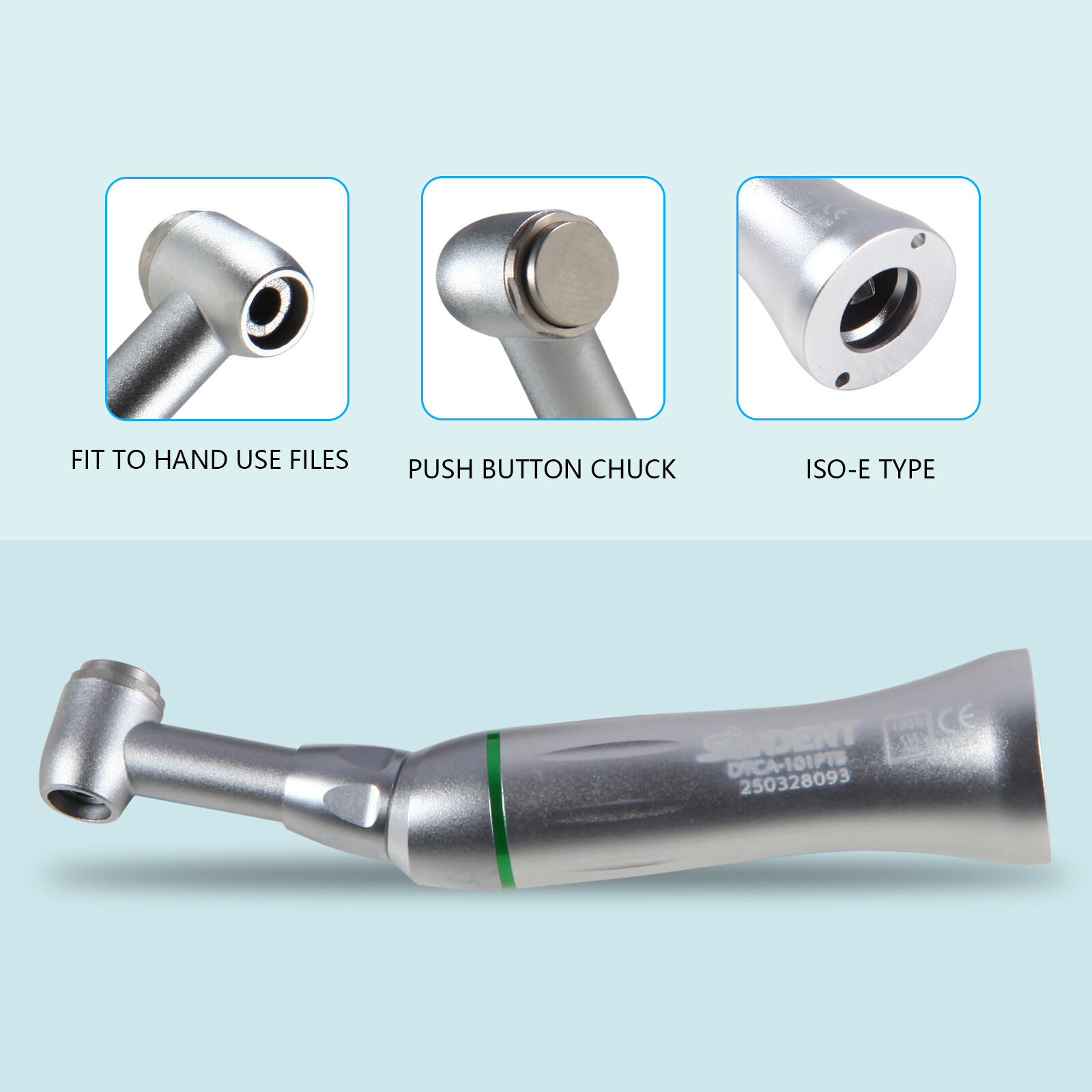 Dental Endo Reciprocating Handpiece 10:1 Contra Angle Endodontic 90° M4 NSK