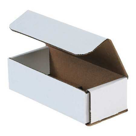 Zoro Select M732 Corrugated Mailers, 7″ X 3″ X 2″, White, 50/Bundle