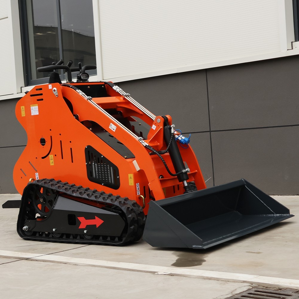 24HP Mini Skid Steer Tracked Loader 3-Pumps 2-Cylinder Gas Engine FREE SHIPPING