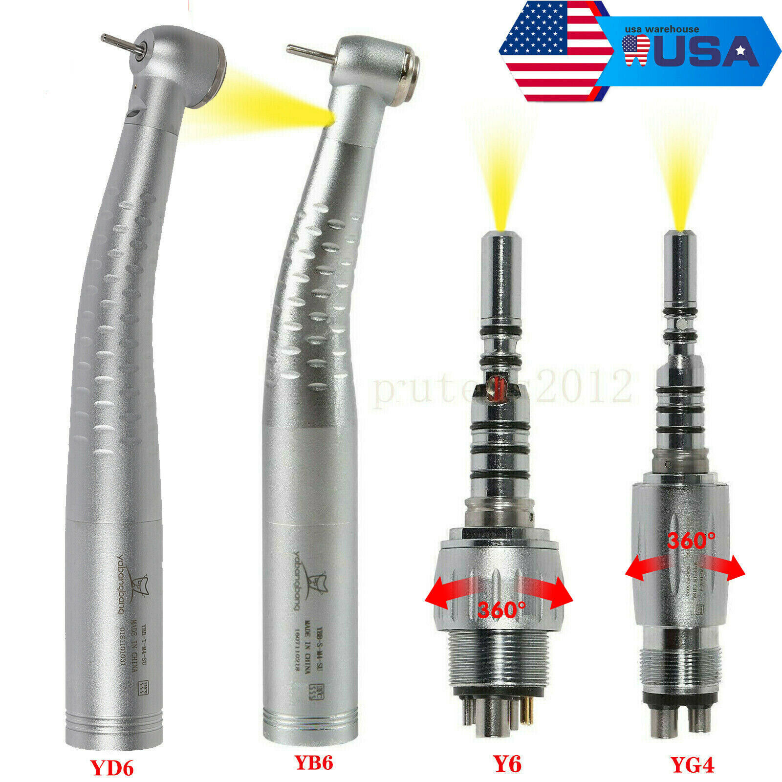 YABANGBANG Dental Fiber Optic Hand Piece For KAVO Multiflex Lux 4/6HOL