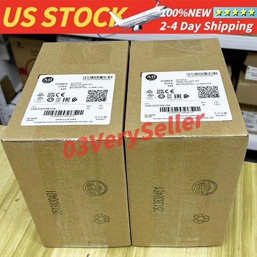 NEW Allen-Bradley 25B-D2P3N104 PowerFlex 525 0.75kW 480V 1Hp AC Drive Fast Ship