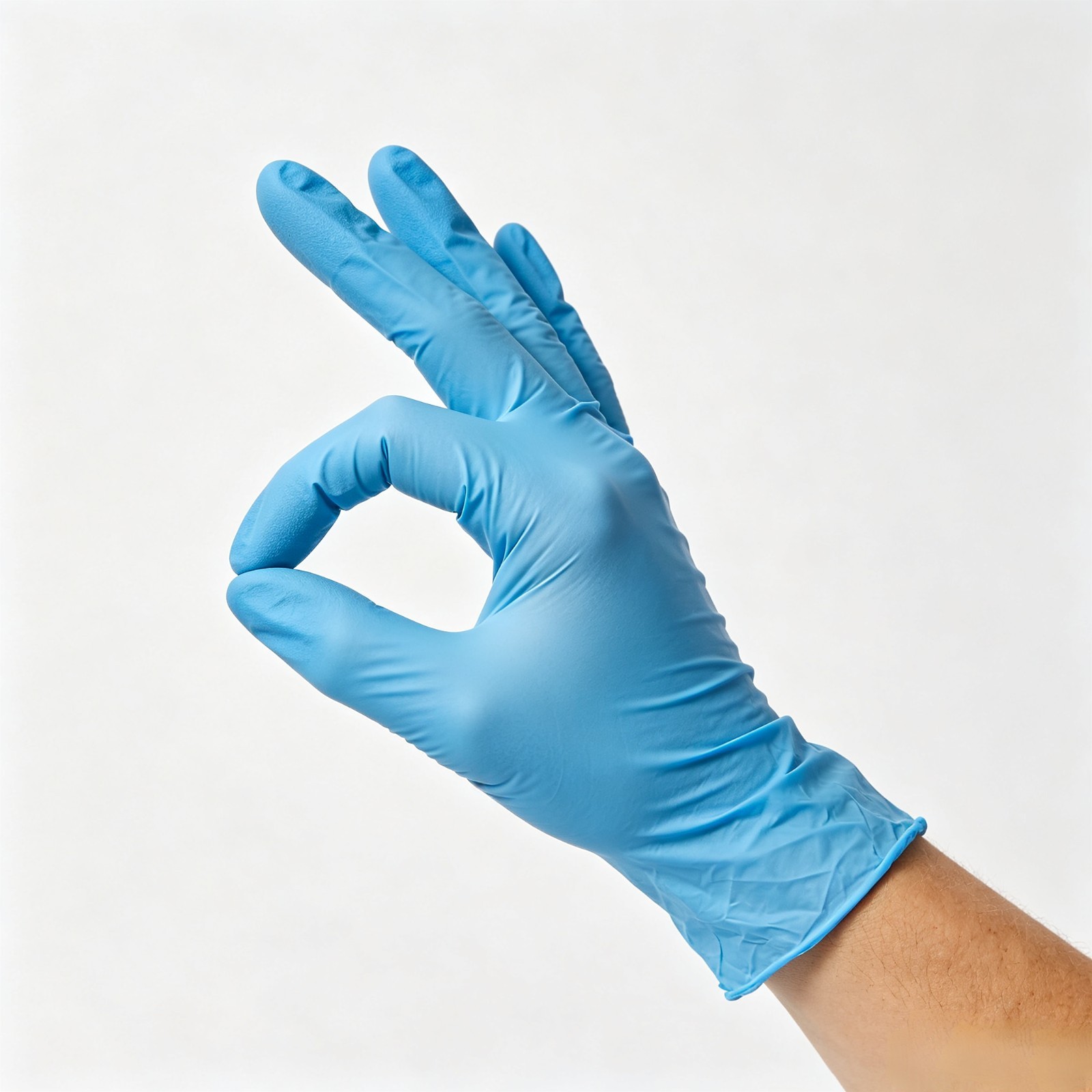 Blue Nitrile Exam Gloves 4.0-4.5 Mil Powder Free Latex Free Disposable 100 Count