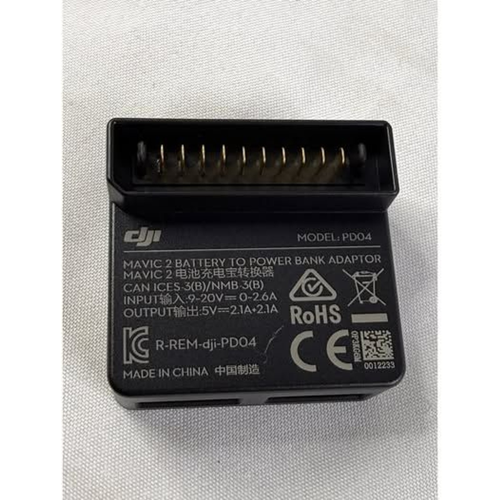 DJI Mavic Air 2 Air 2S Battery Power Bank Adapter PD04 Car Charger C4S80 Drone