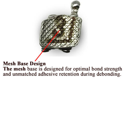 20pcs Dental Metal Self-Ligating Bracket ROTH/MBT 022 Orthodontic Brace 3/345