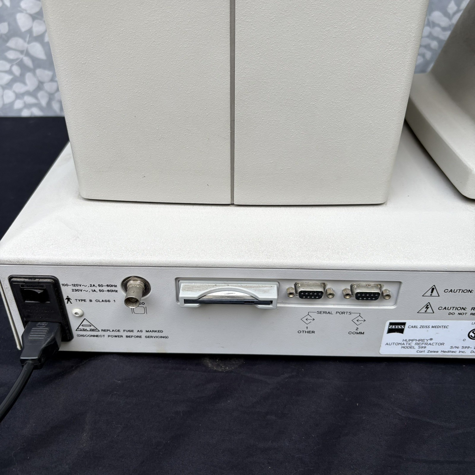 Zeiss Humphrey Automatic Refractor/Keratometer Model 599 As Is Turns On Read