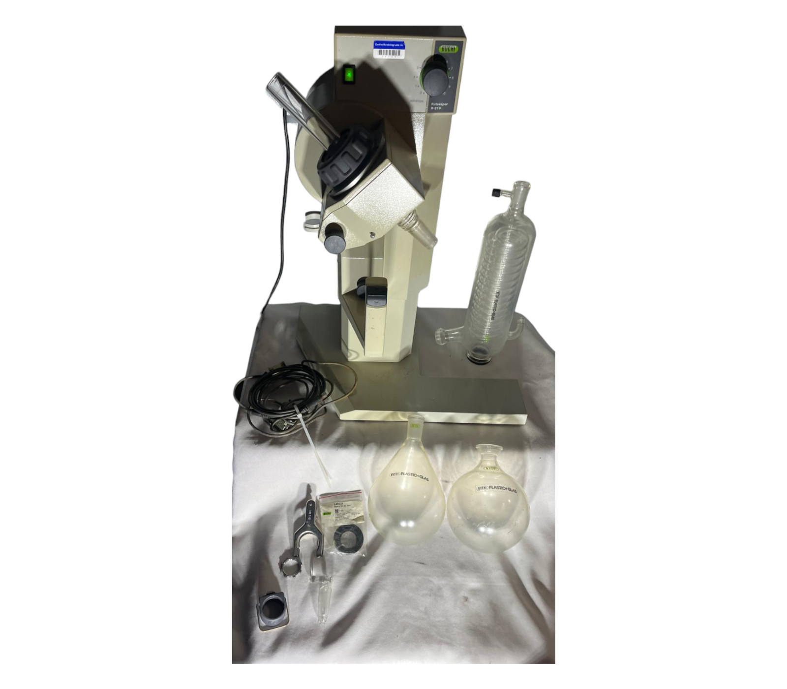 Buchi R-210 Rotavapor Rotary Evaporator with noted accessories 60 days warranty