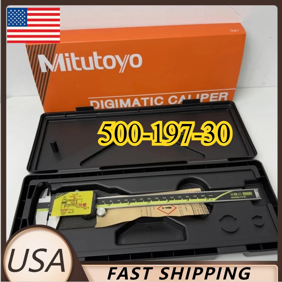 Mitutoyo Japan 500-197-30 0-200mm/8″ Absolute Digital Digimatic Vernier Caliper