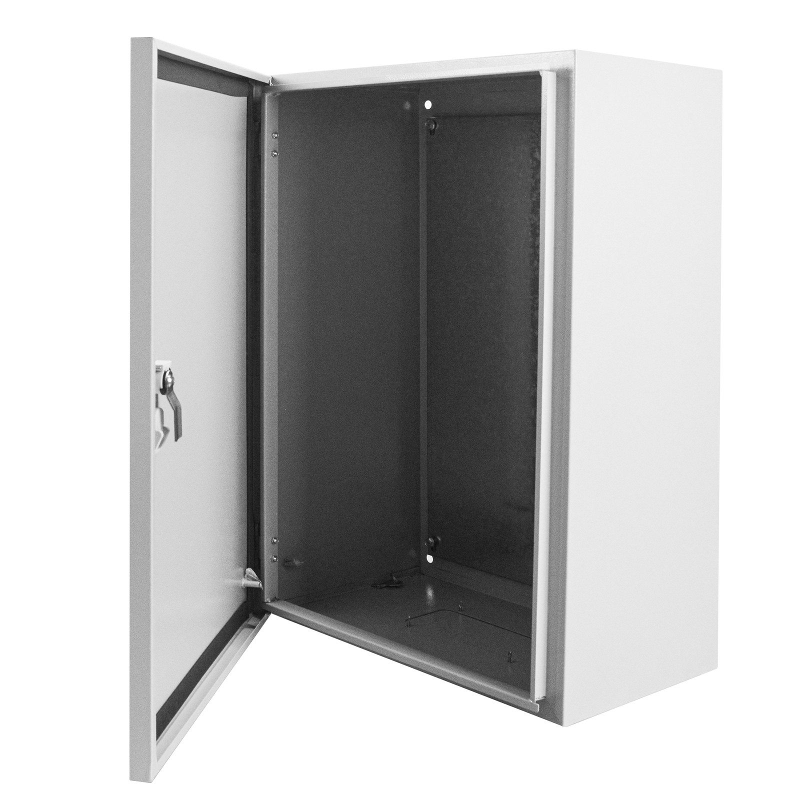 Wall Mount IP65 Carbon Steel Electrical Enclosure Box 24 x 16 x 10 inch