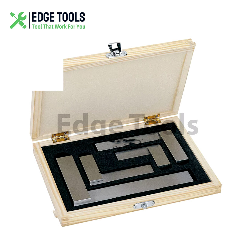 Precision Steel Hardened Square 4 Pcs Set Ground Machinist Tool 2″ 3″ 4″ 6″ USA