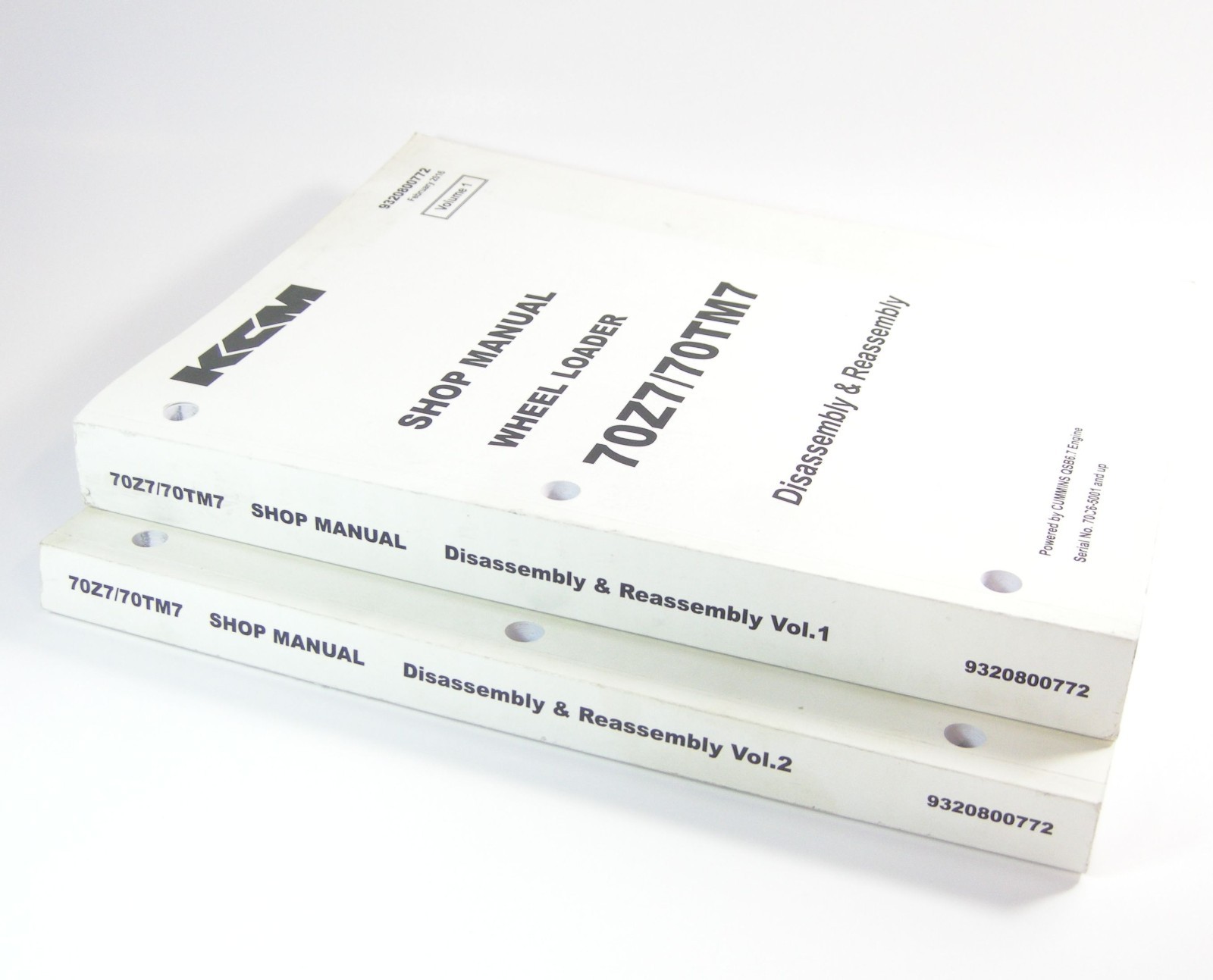 Kawasaki 70Z7 70TM7 Disassembly Reassembly Service Workshop Repair Manual Set