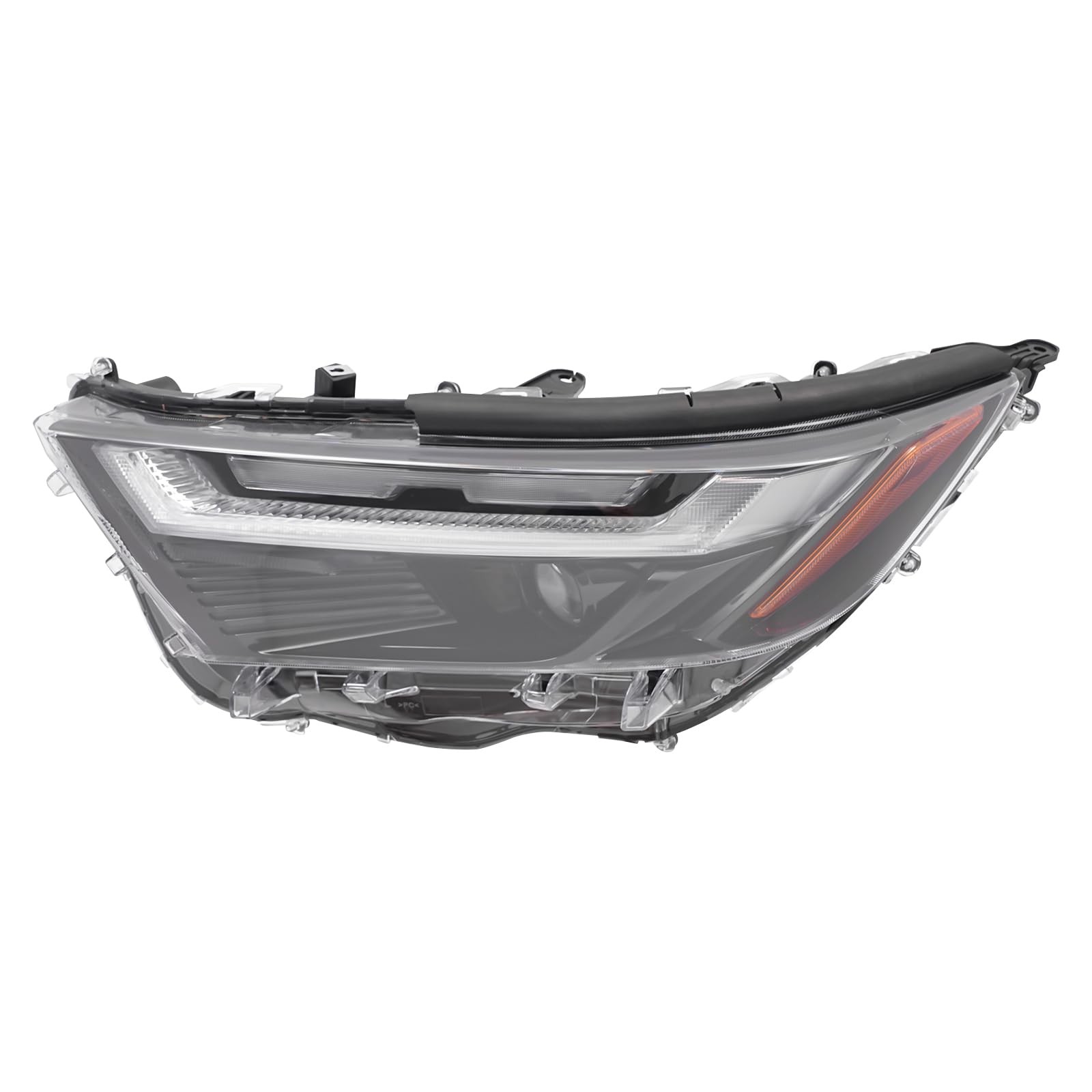 2022-2023 Toyota RAV4 XLE LED Left Driver Side Headlight Assembly Black Housing