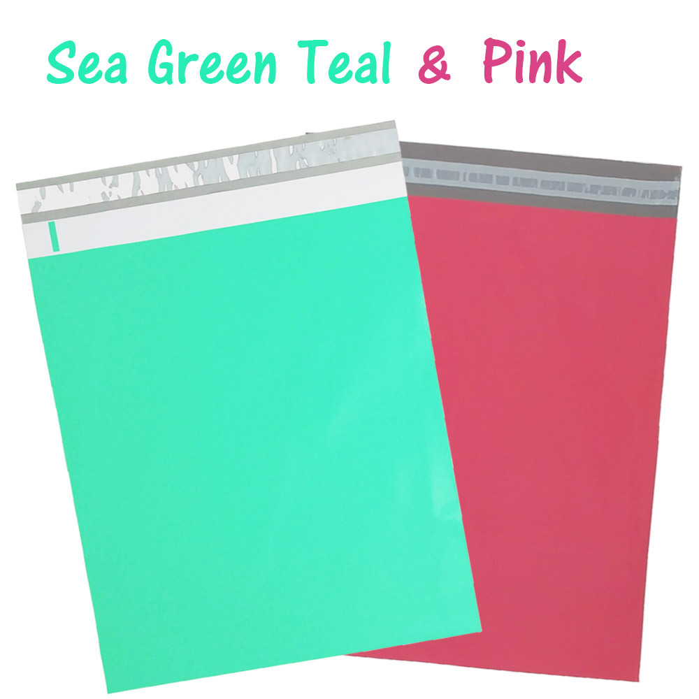 12×15.5 Pink]]Blue]Green]Purple]Yellow,Teal Poly Mailer Colored Shipping Bag NEW