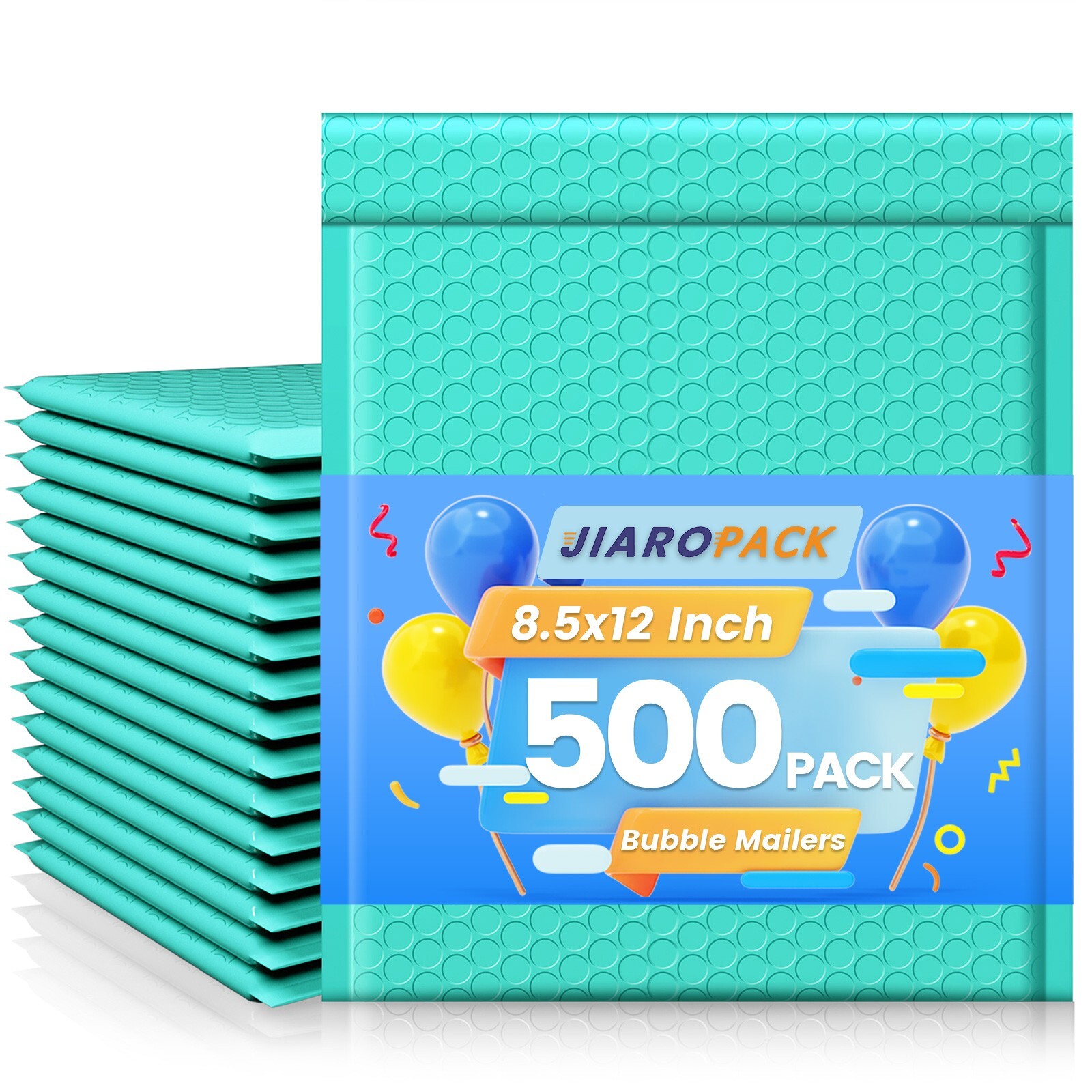 500x Bulk Bubble Mailers 8.5×12 Padded Envelopes 8.5×11 Poly Mailing Bags Teal