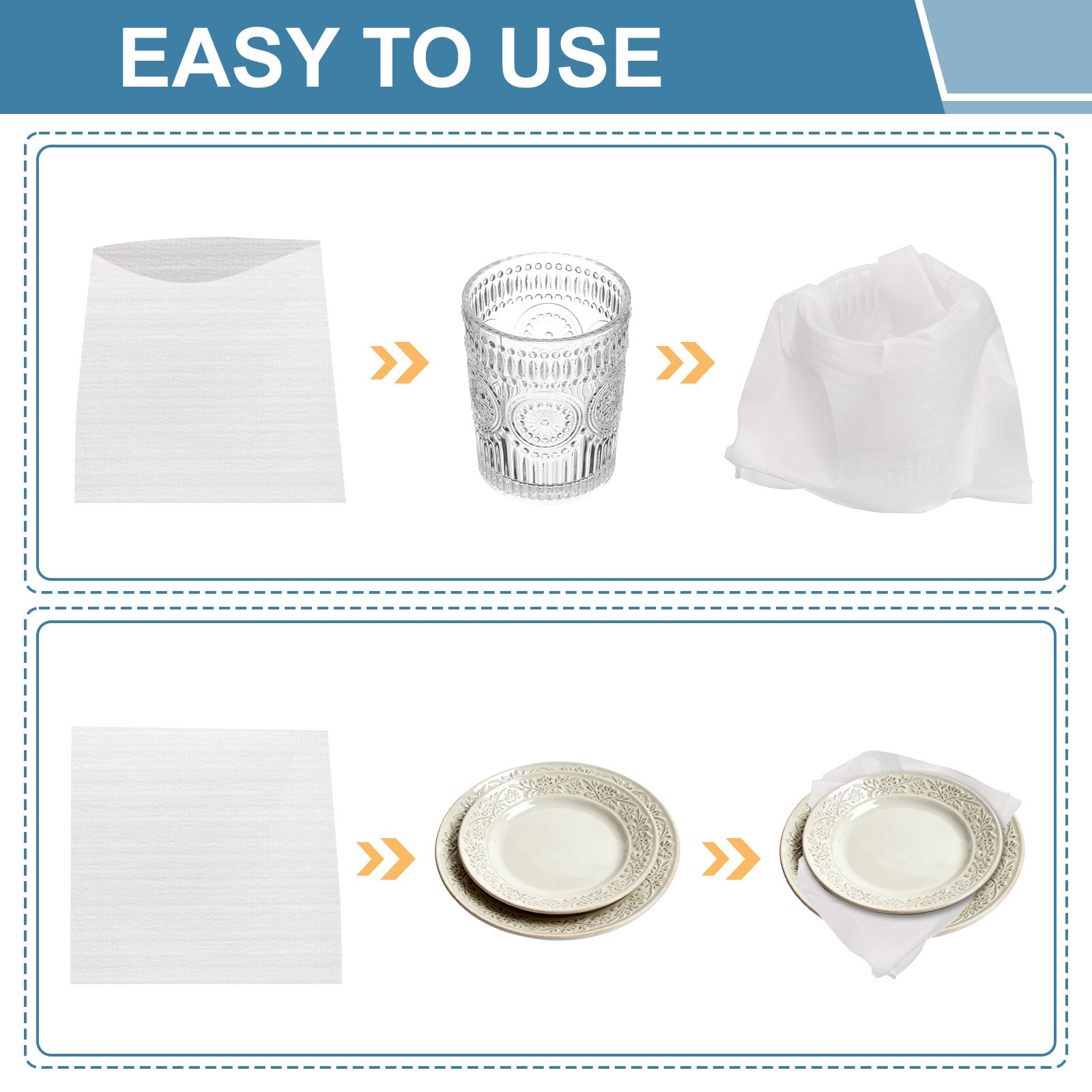Foam Pouches, (3.5 x 6.7 Inch, White) (100 Pcs), Foam Cushion Pouches