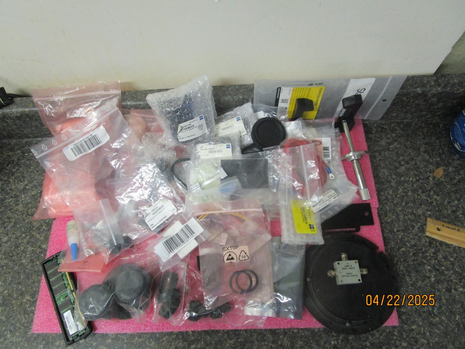Over 50 Item Lot of Zeiss MicroScope Parts / Hardware – See Pictures