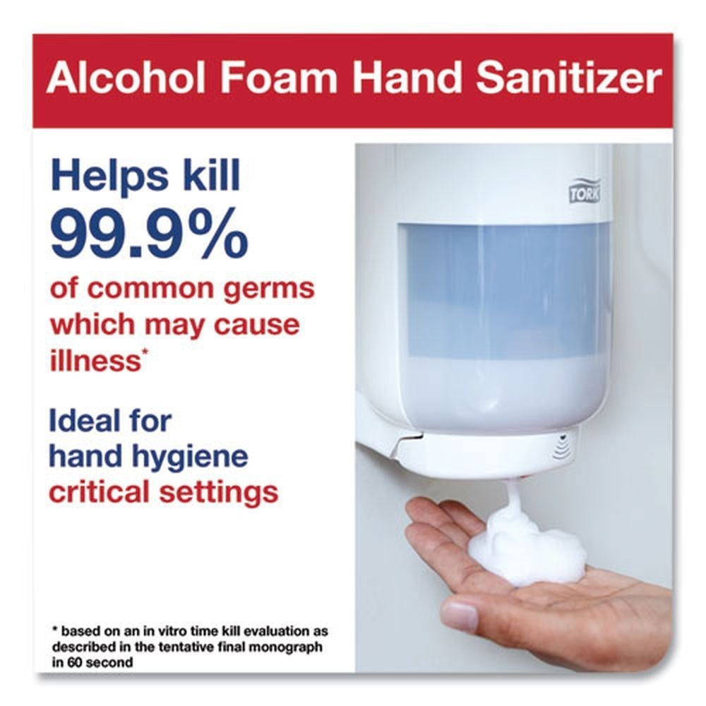 Tork 400217 1L Bottle Unscented Prem Alcohol Foam Hand Sanitizer (6/carton) New