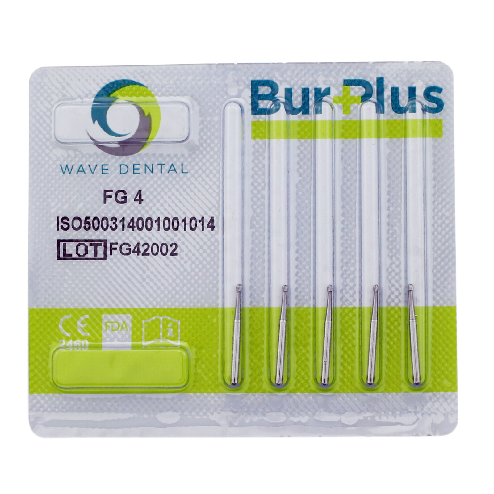 Wave Dental Carbide Burs High Speed Friction Grip 19mm Surgical FGOS FG 25mm