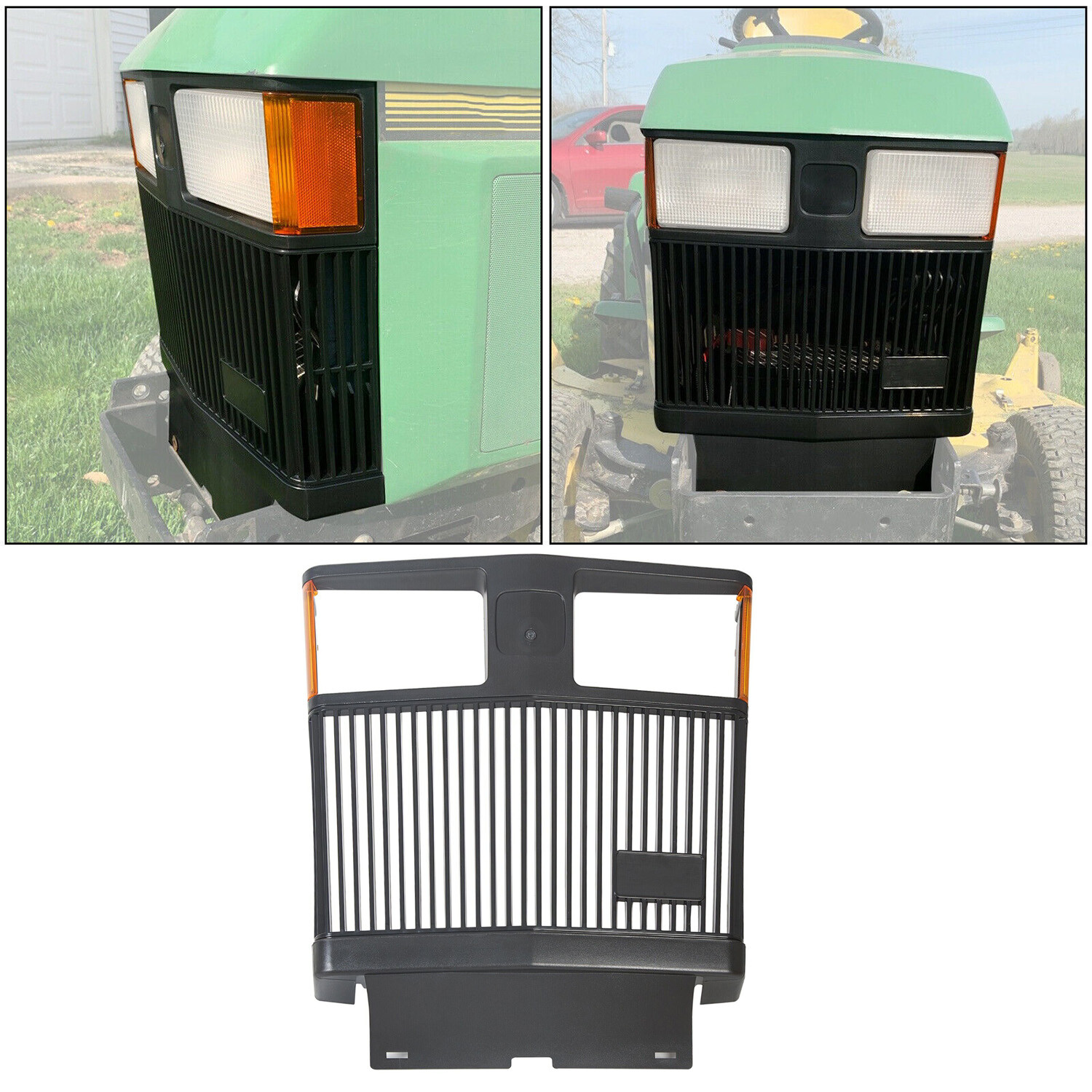 Black Front Grille Grill For John Deere 415 425 445 455 Tractor for AM116207