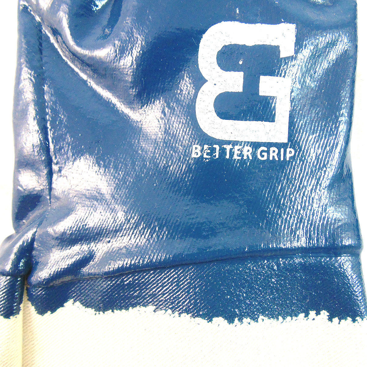 BG Nitrile Coated Rubber PVC Gloves Chemical Resistant,One size,Blue-BG105NITRIL