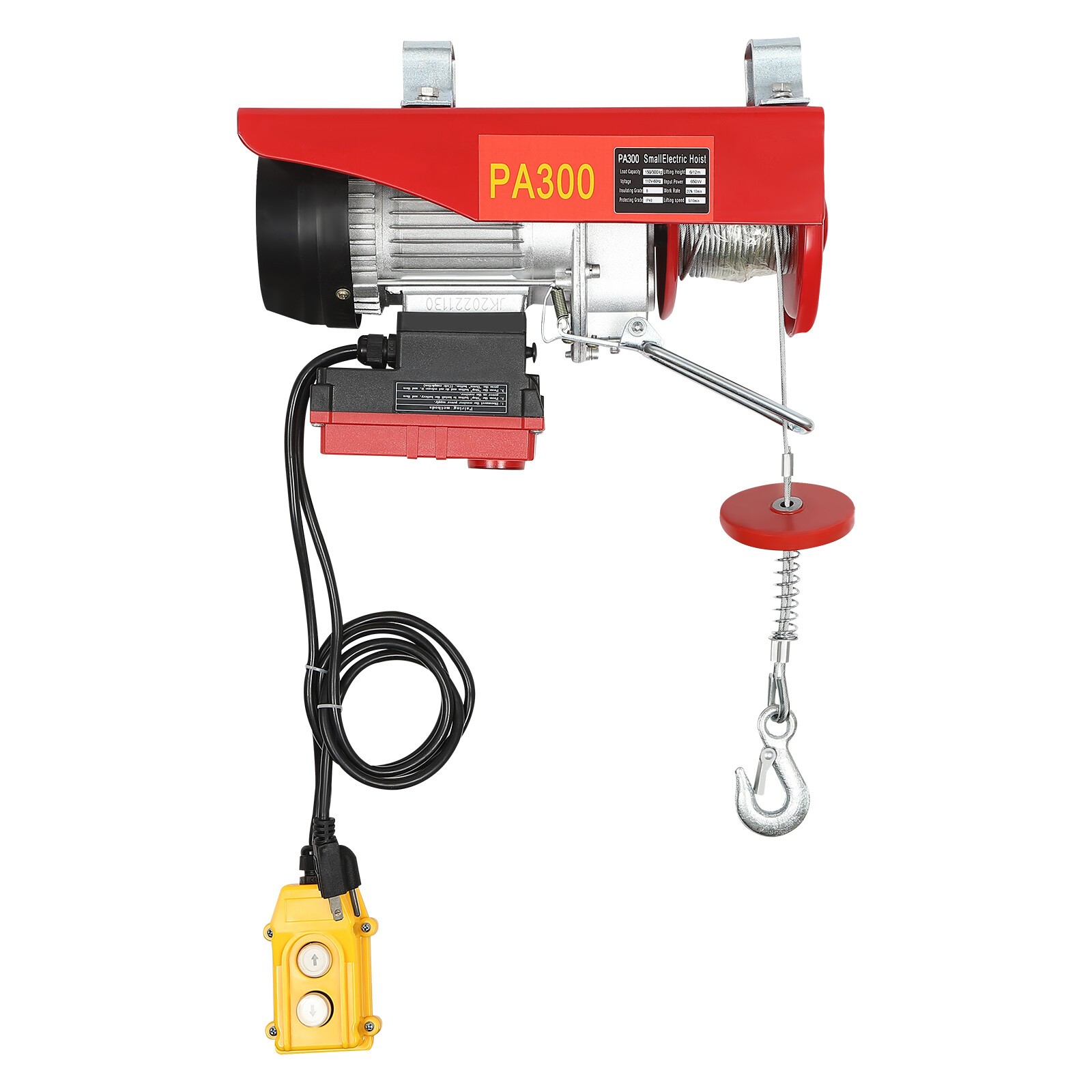2-In-1 Hoist Warehouses Electric Single/Double Slings Electric Lift Winch 660lbs