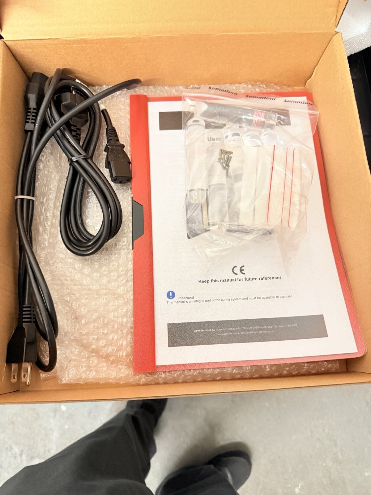 NEW – APM Technica UV-Cube 365 mm – 365 nm – Swiss Made – Industrial UV Source