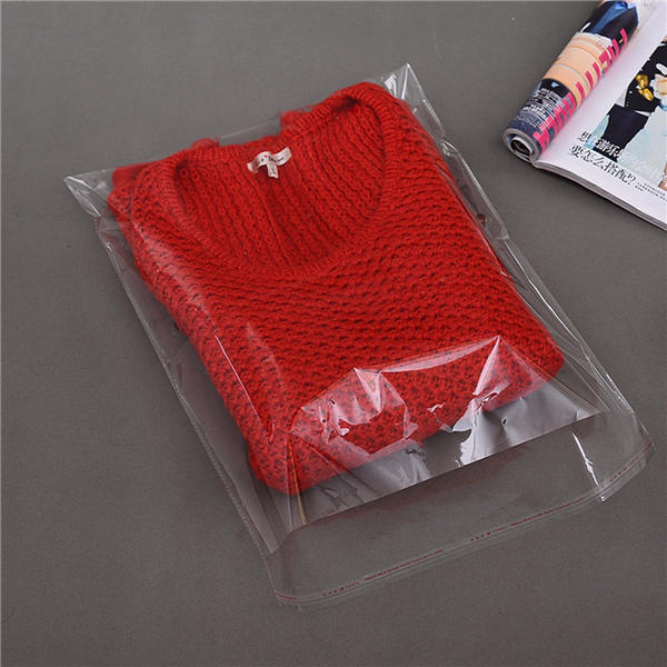 PP Film Foil Bags Self Adhesive High Gloss Bags Poly Bags Clear Transparent