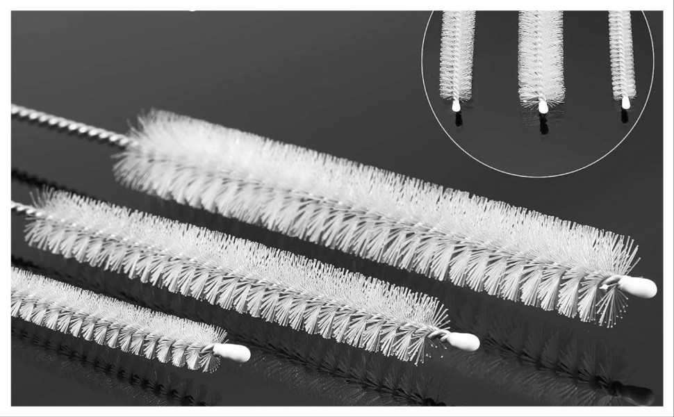 10 Piece Soft Cleaning Brush Laparoscopic Surgical Instruments Set Size 6 Inch