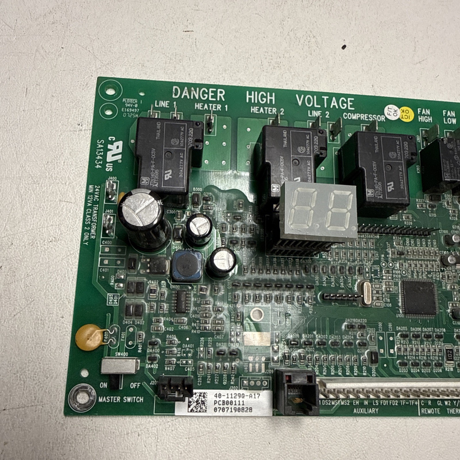 Amana PWB-1244A4-0000 Goodman 40-1129Q-A17 PCB Control Board with Display