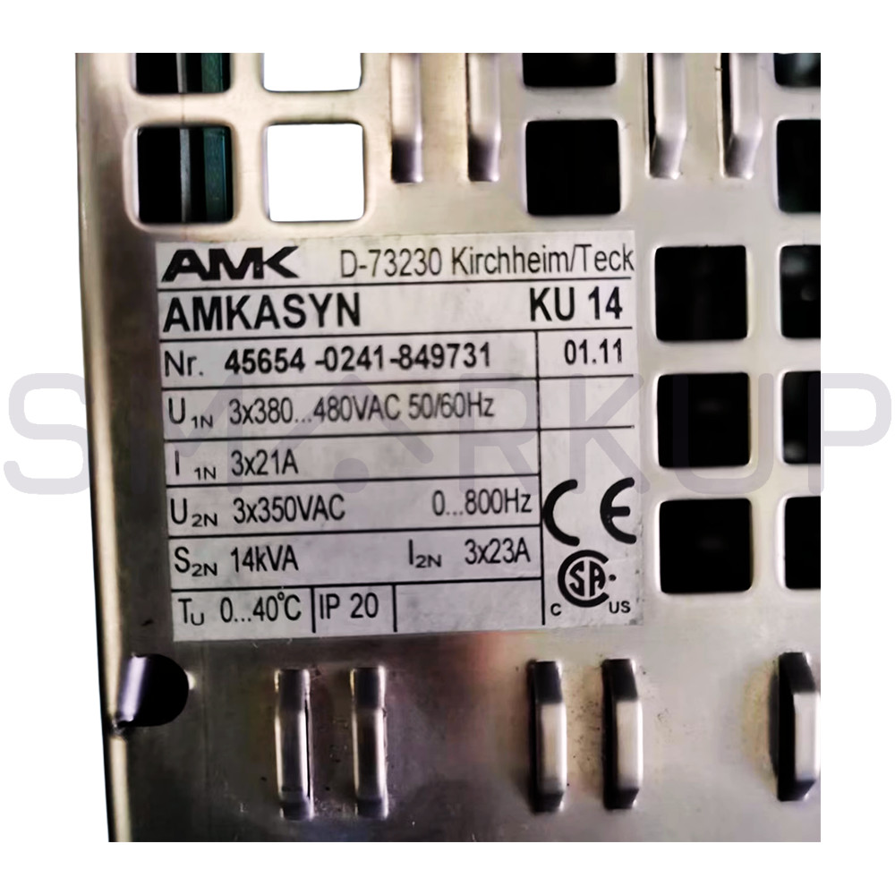 Used & Tested AMK KU-14/D-73230/KU-R01 Servo Drive