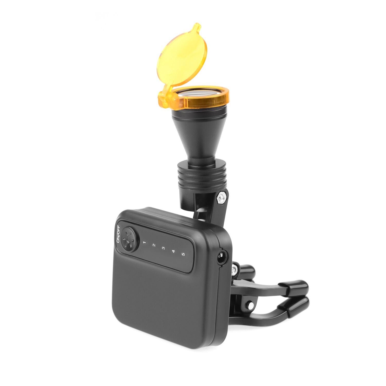 Dental 5W LED Wireless Head Light with 2 Batteries Optical Filter for Glasses US