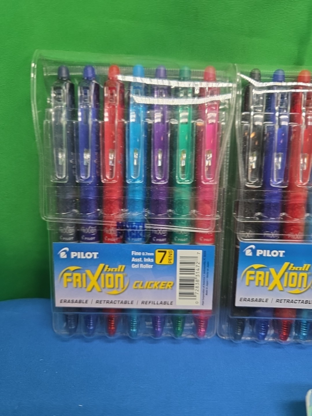 5 PACKS Pilot Ball FriXion and G2 Metallics Assorted Inks All New 34 New Pens