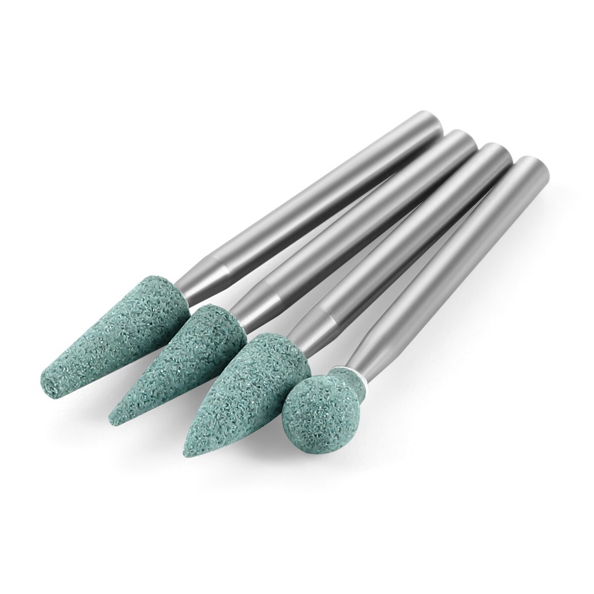 Dental LED Fiber Optic High Speed Handpiece /FG Polishing Burs White/Green Stone
