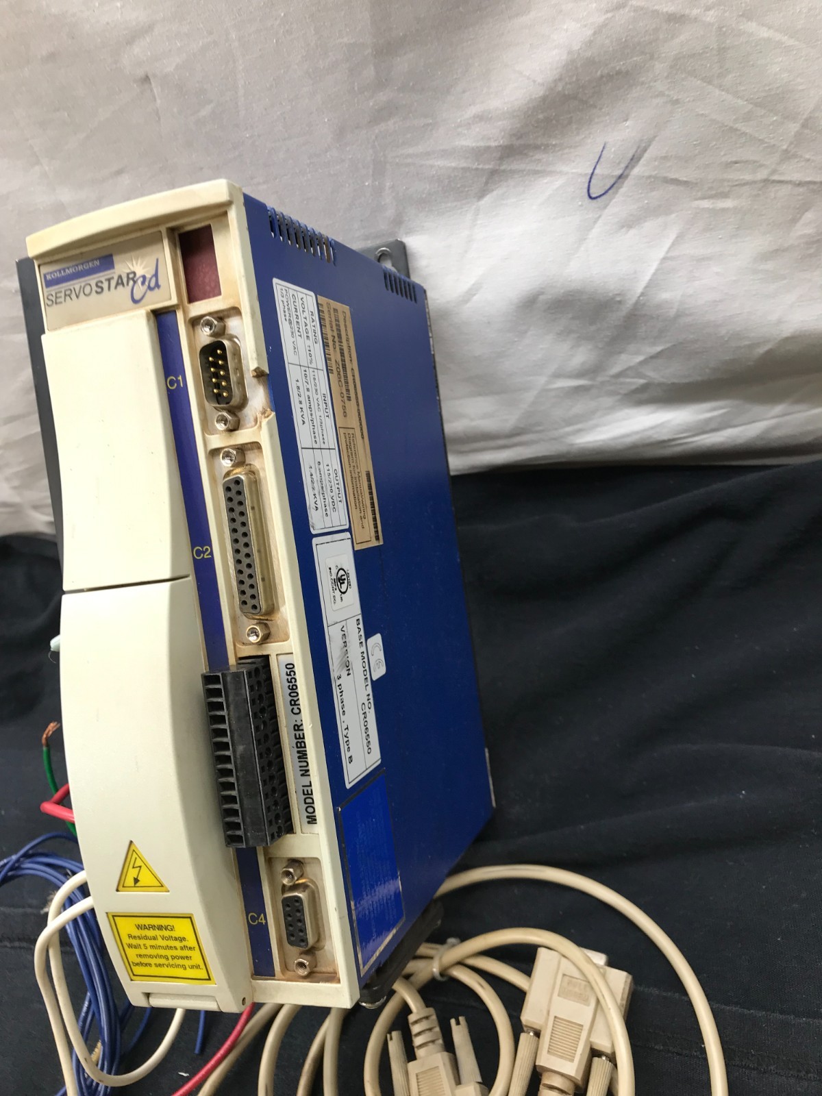 Kollmorgen Servostar CD CR06550 Servo Drive 3-Phase 6AMP Tested