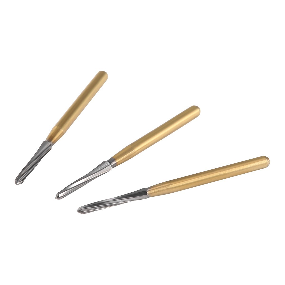 5PCS Dental Endodontic ENDO-Z Tungsten Carbide Burs FG Round Bur High Speed 21mm